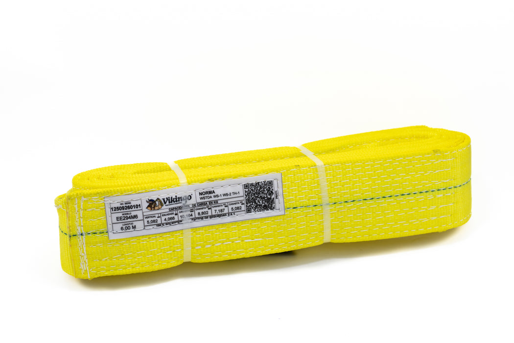 2-PLY EYE TO EYE SLING, 4" BAND WIDTH