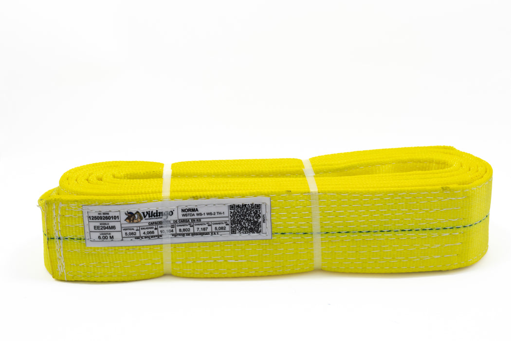 2-PLY EYE TO EYE SLING, 4" BAND WIDTH