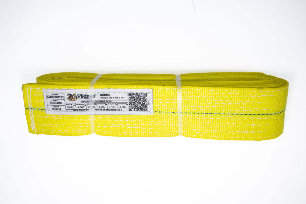 2-PLY EYE TO EYE SLING, 4" BAND WIDTH